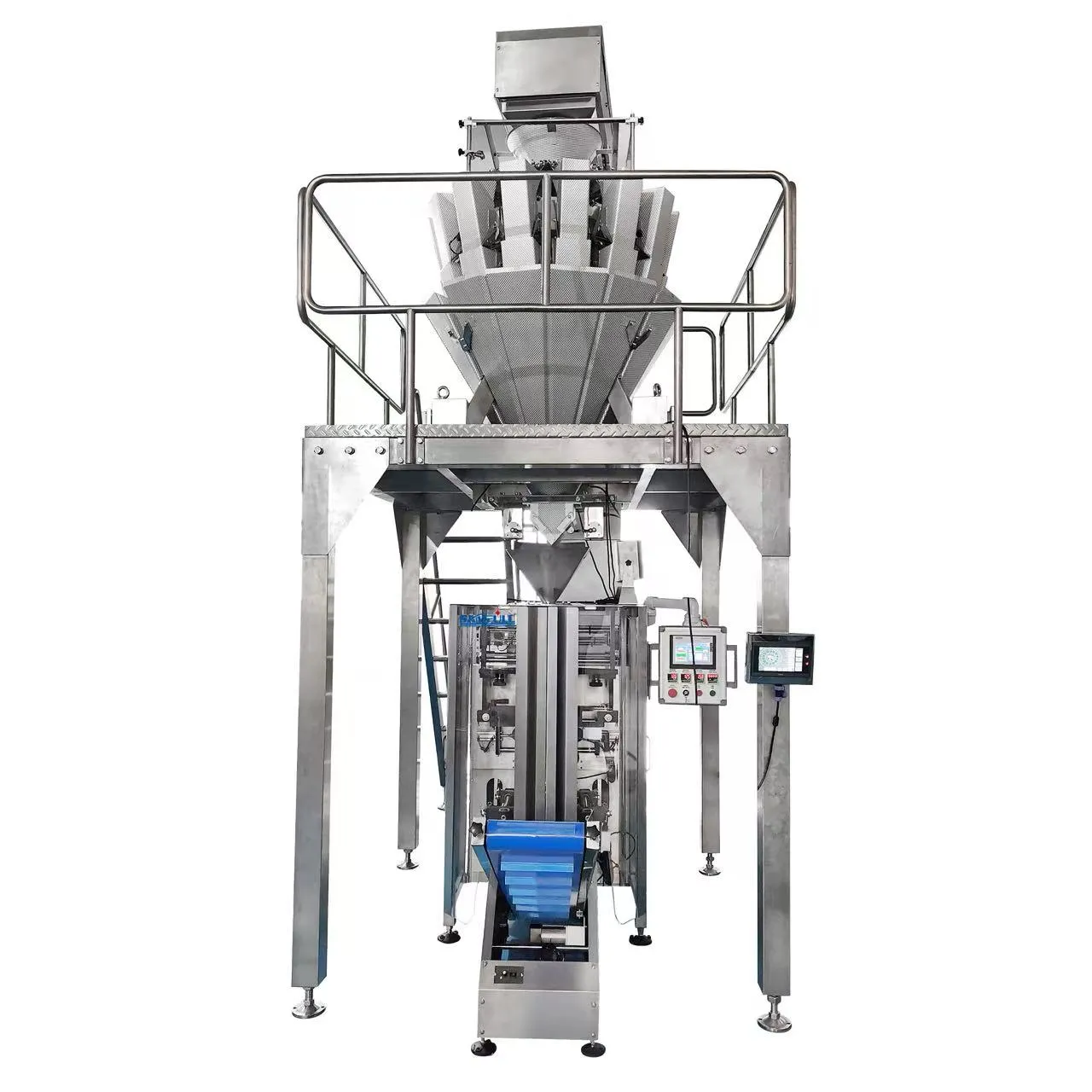 Готовые пакеты для подушек, упакованные пластиковыми компонентами и промышленными деталями