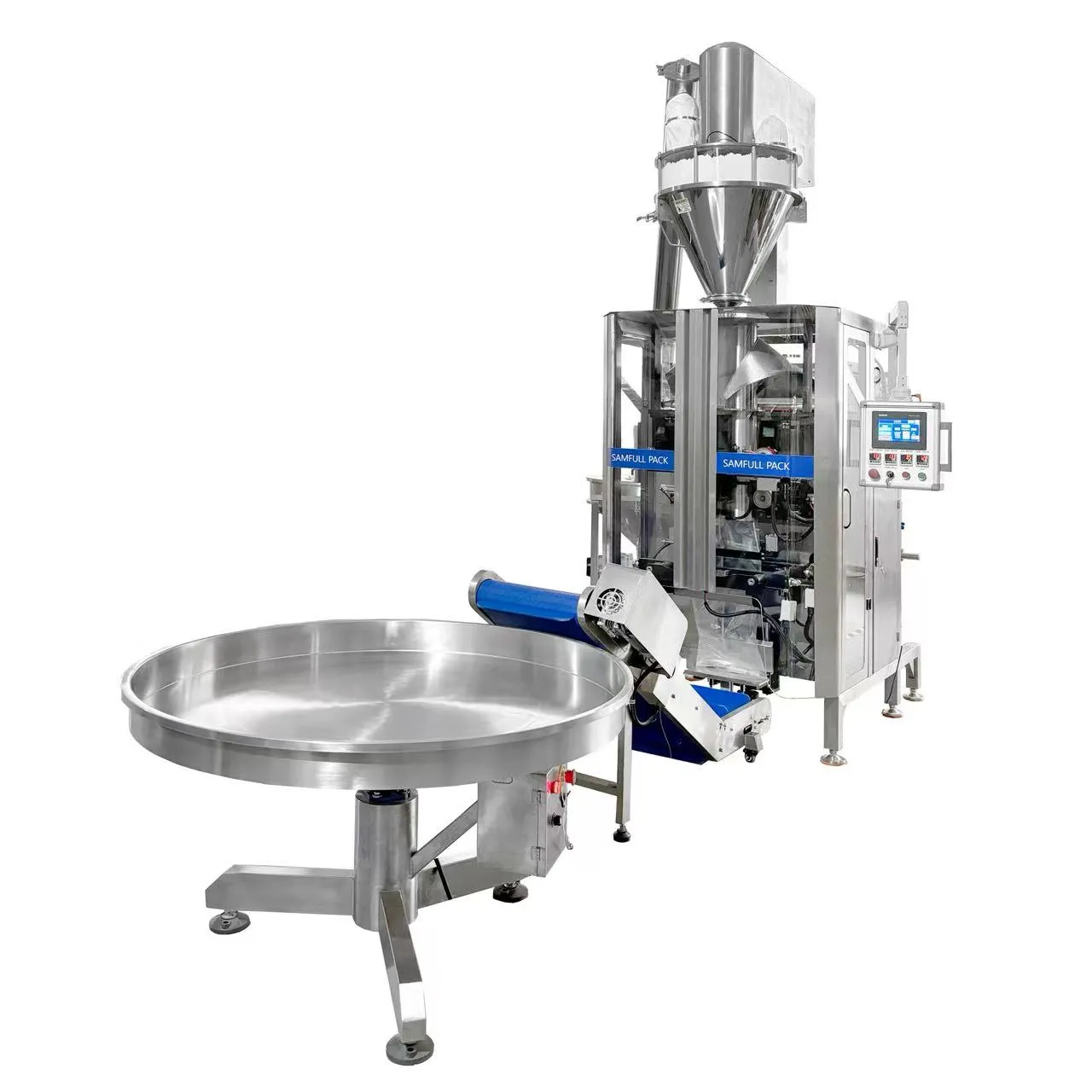 система формирования мешков для порошка с вертикальным заполнением и уплотнением формы