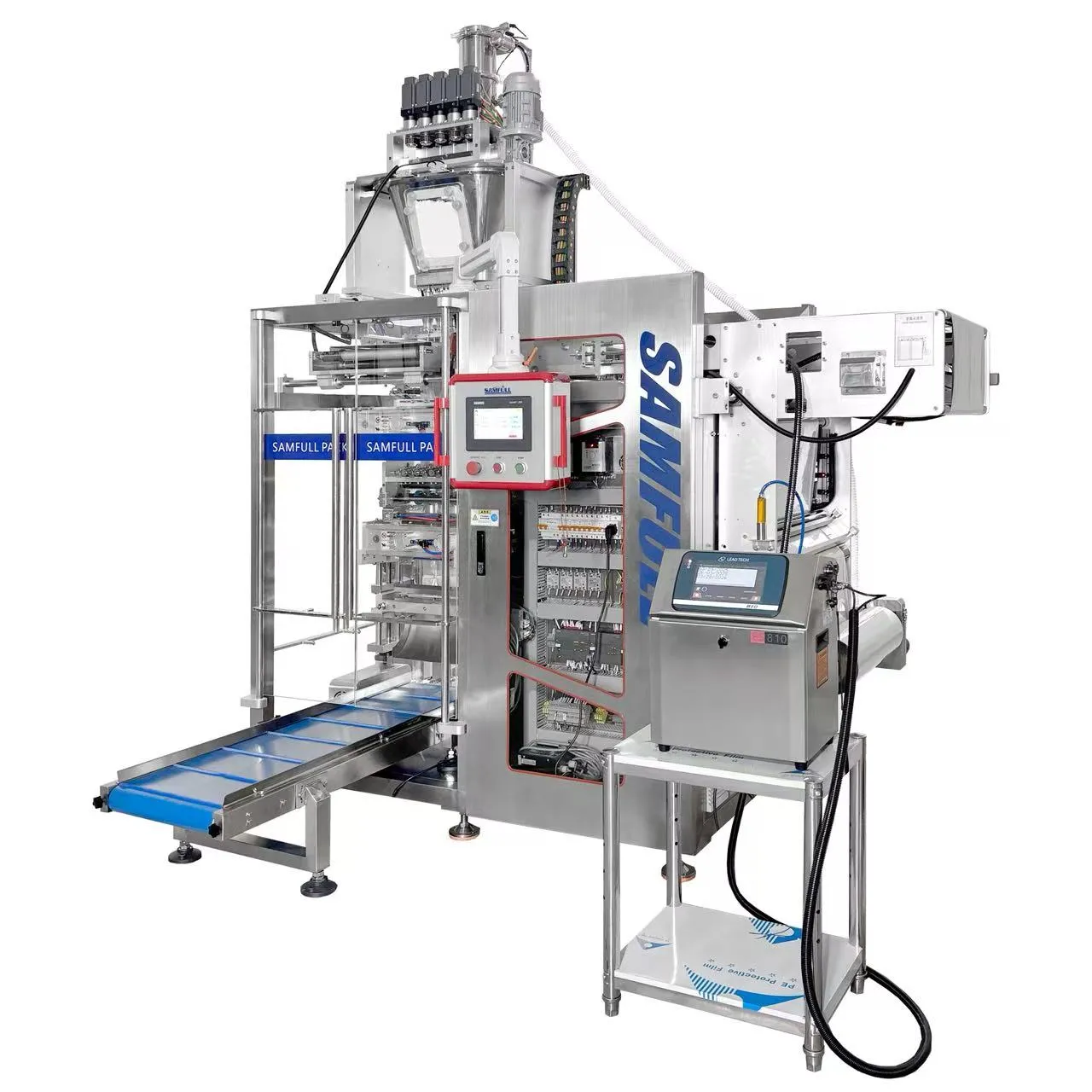 Готовые порошковые пакетики с чистой запечаткой