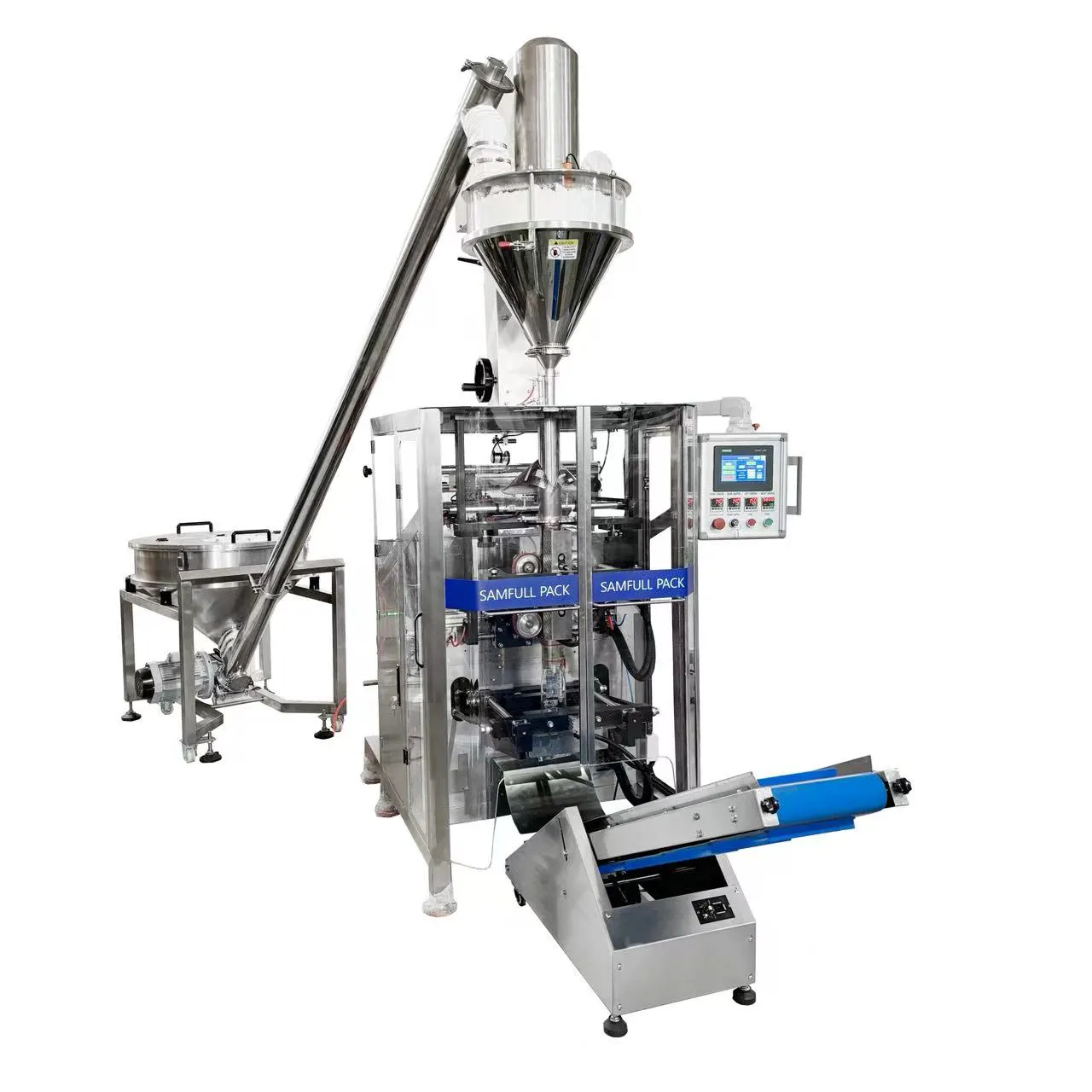 Машина для упаковки сухих молочных смесей в вертикальную упаковку для молочных продуктов и пищевых порошков